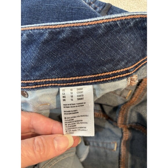 American Eagle Outfitters Women's Jeans, Kick Boot 10 Short Wide Leg - Picture 8 of 9